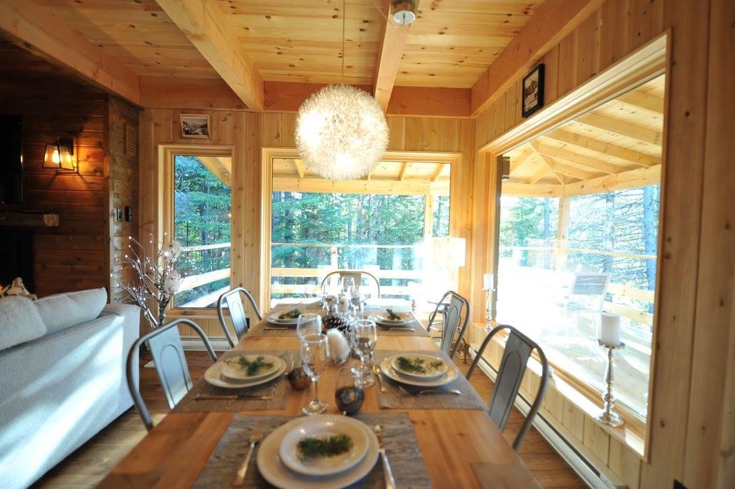 Les Bouleaux - Les Chalets Spa Canada ラ・マルベー エクステリア 写真