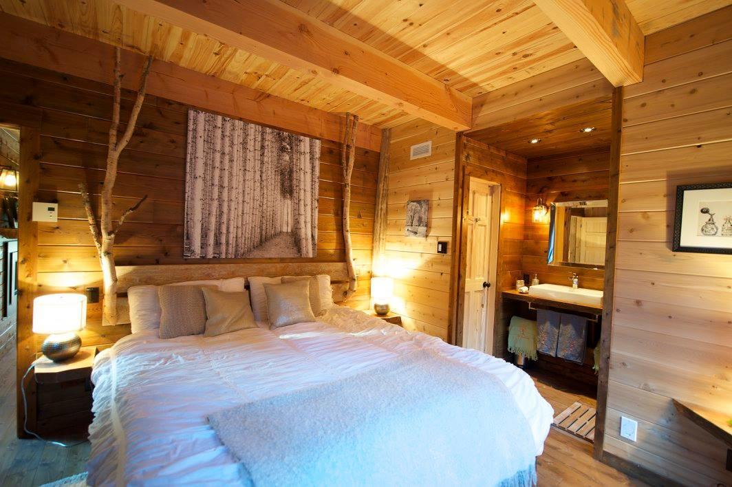Les Bouleaux - Les Chalets Spa Canada ラ・マルベー エクステリア 写真