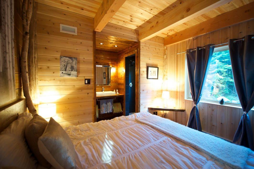 Les Bouleaux - Les Chalets Spa Canada ラ・マルベー エクステリア 写真