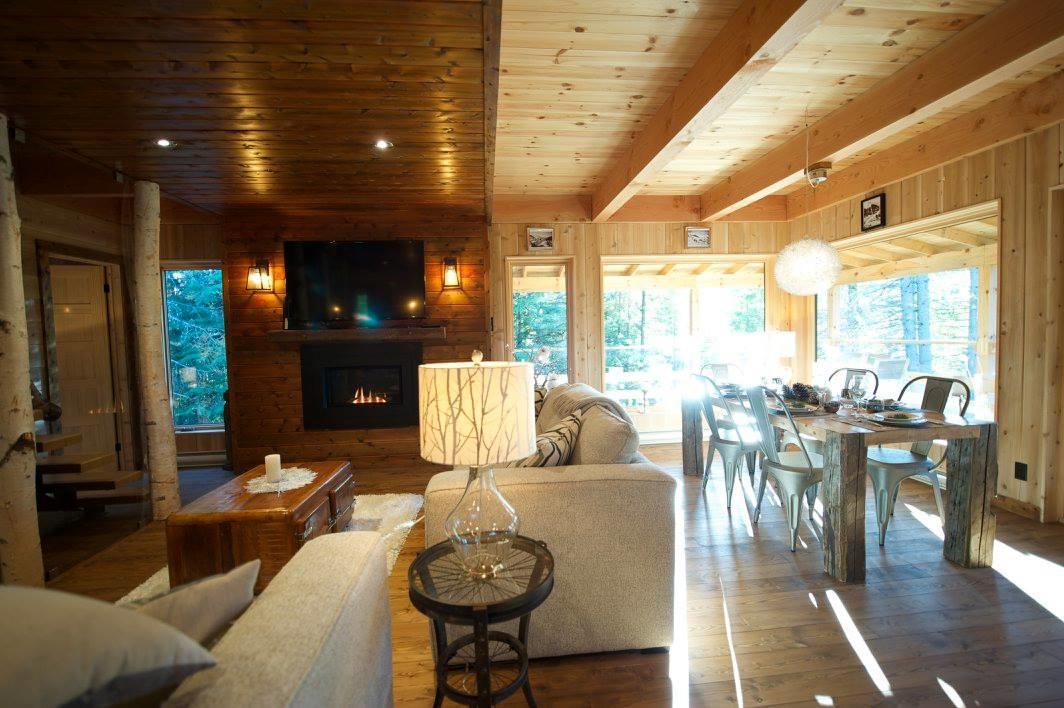 Les Bouleaux - Les Chalets Spa Canada ラ・マルベー エクステリア 写真