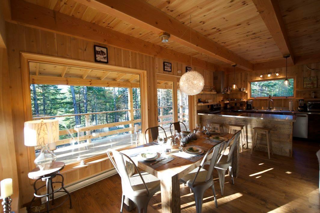 Les Bouleaux - Les Chalets Spa Canada ラ・マルベー エクステリア 写真