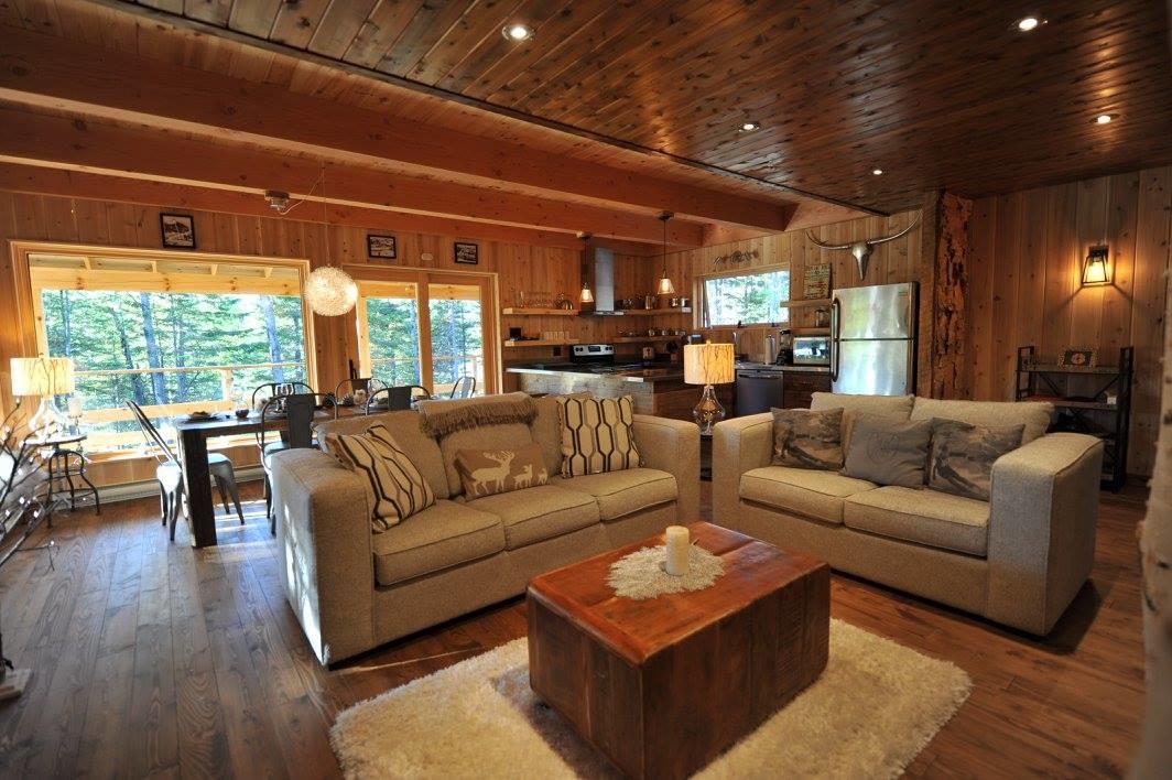 Les Bouleaux - Les Chalets Spa Canada ラ・マルベー エクステリア 写真