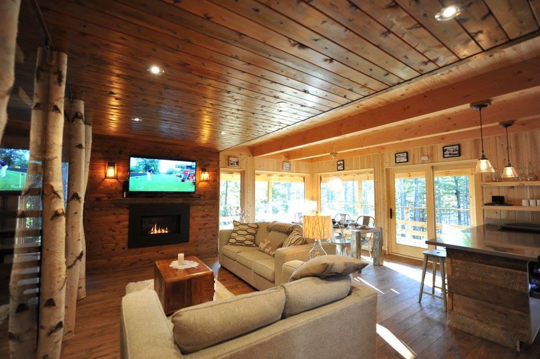 Les Bouleaux - Les Chalets Spa Canada ラ・マルベー エクステリア 写真