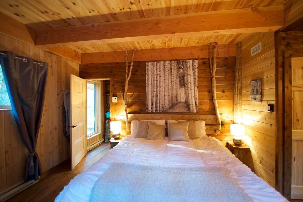 Les Bouleaux - Les Chalets Spa Canada ラ・マルベー エクステリア 写真
