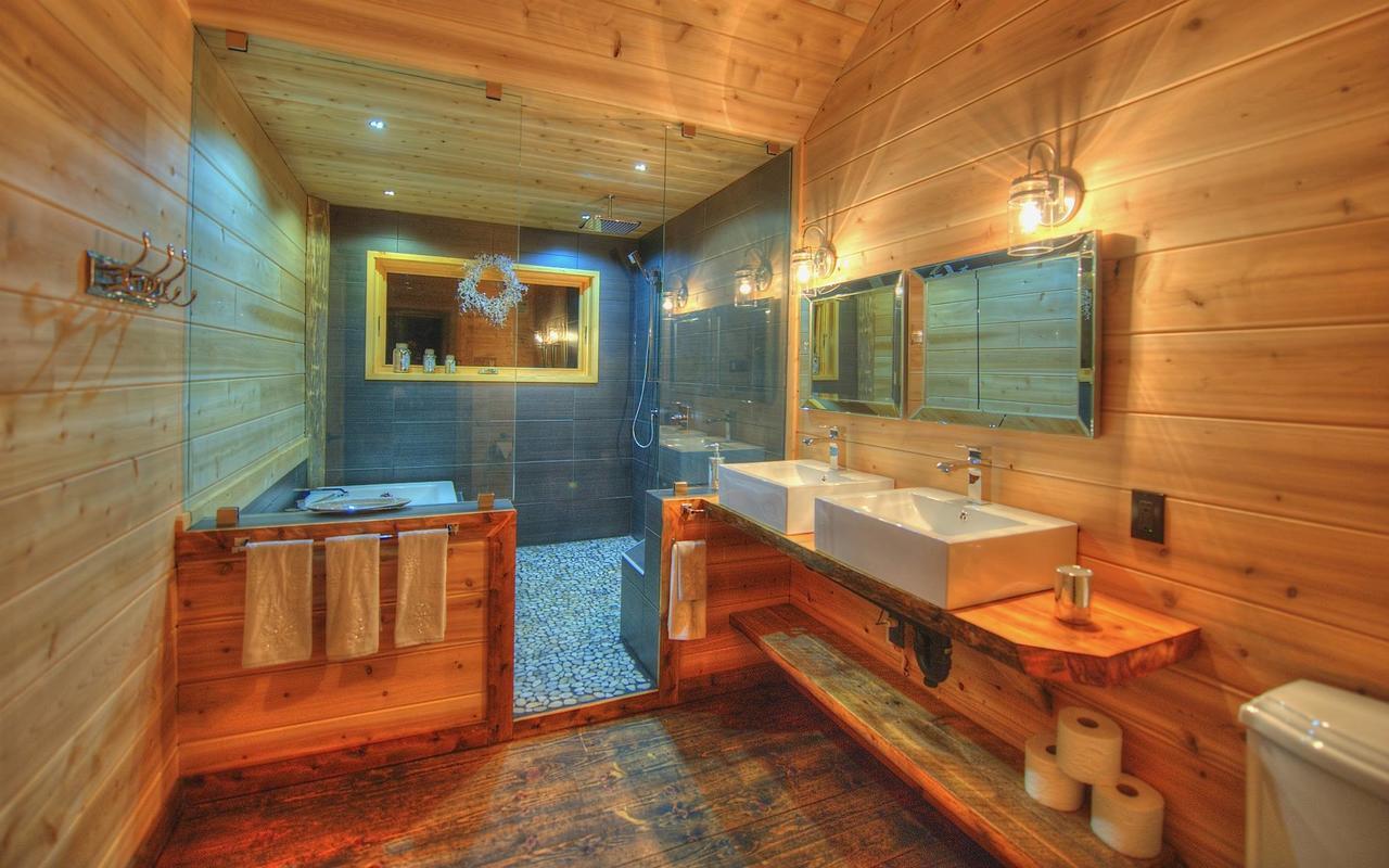 Les Bouleaux - Les Chalets Spa Canada ラ・マルベー エクステリア 写真