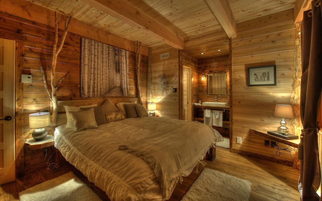 Les Bouleaux - Les Chalets Spa Canada ラ・マルベー エクステリア 写真