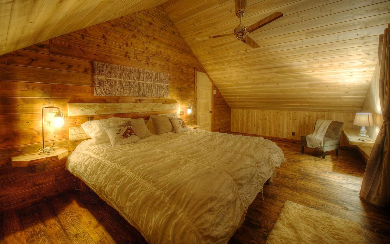 Les Bouleaux - Les Chalets Spa Canada ラ・マルベー エクステリア 写真